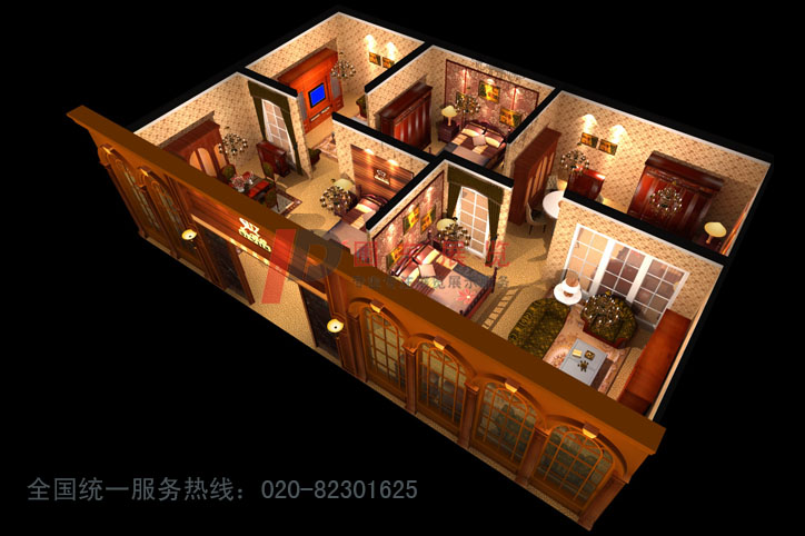 亞伯蘭家具展臺設計